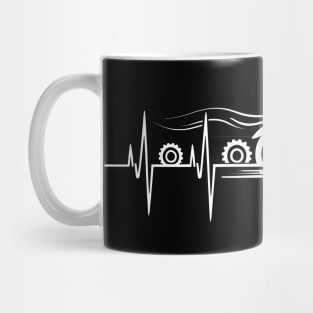 Sport Motorcycle Heartbeat Mug